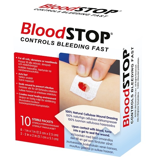 PT BLOODSTOP VERENTYREHDYTYSSIDOS, 10 KPL