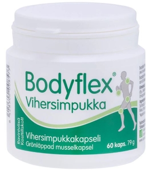 Bodyflex Vihersimpukka 60 kaps.