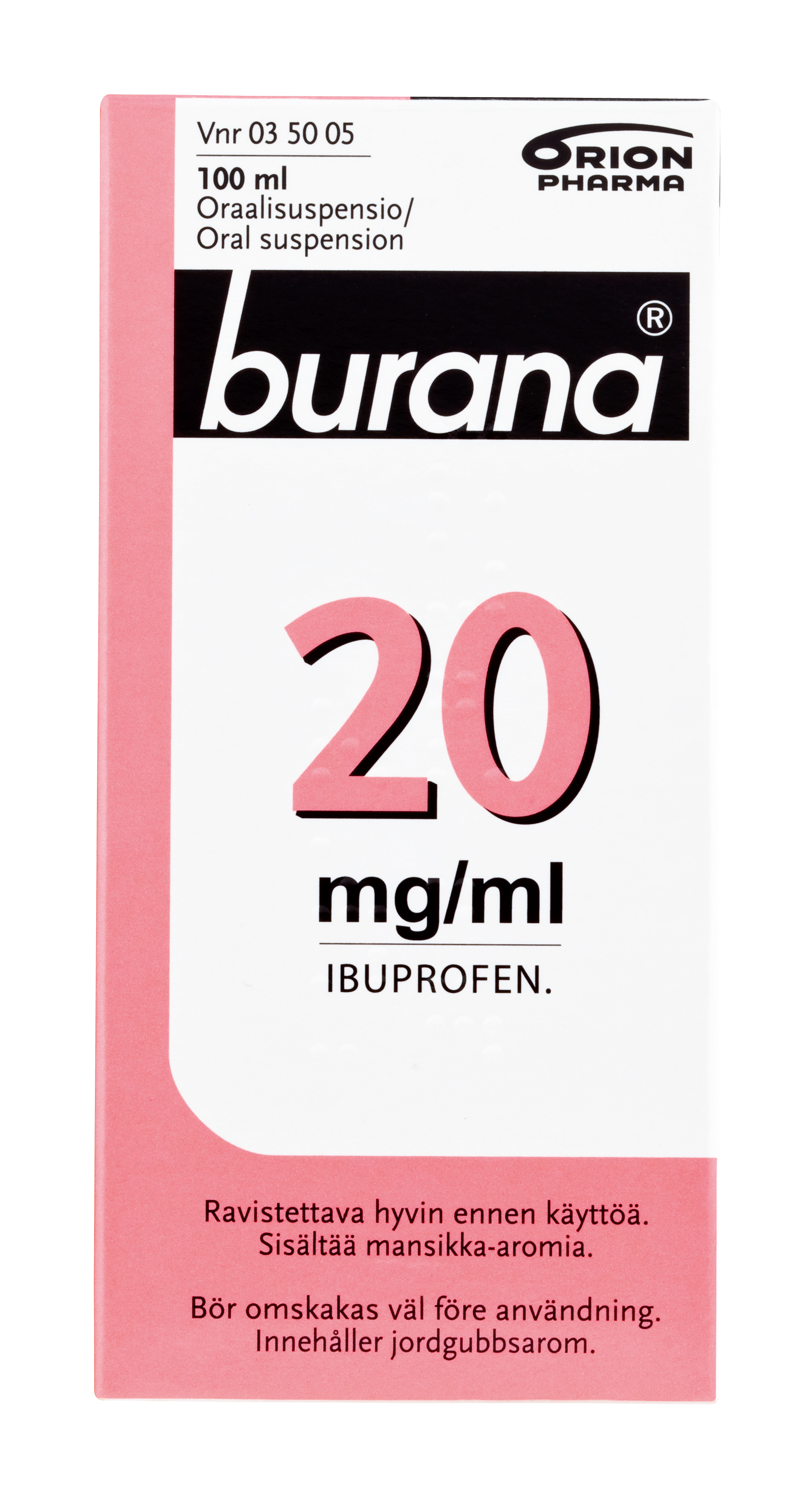 BURANA 20 mg/ml 100 ml oraalisusp