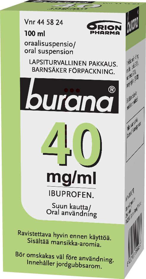 BURANA 40 mg/ml 100 ml oraalisusp