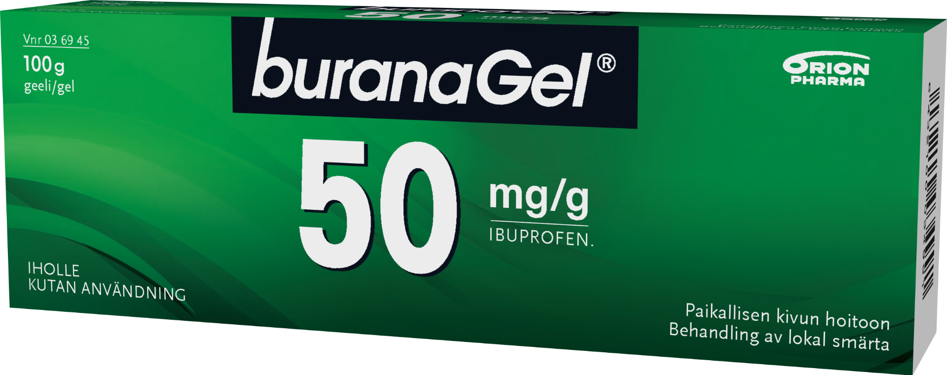 BURANAGEL 50 mg/g 100 g geeli