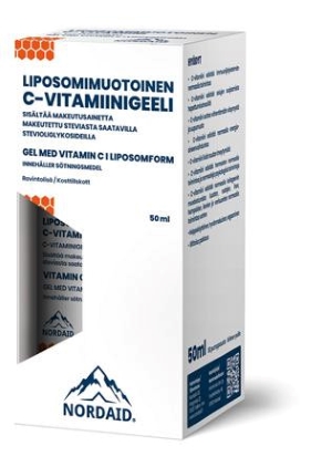 Nordaid Liposomaalinen C-vitamiinigeeli 50 ml / 1000 mg