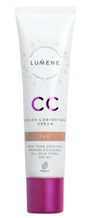 Lumene CC Color Correcting Cream SPF20 Foundation Tan 30 ml