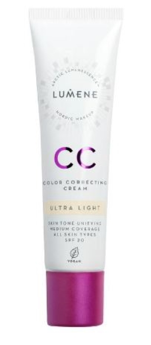Lumene CC Color Correcting Cream SPF20 Foundation Ultra Light 30 ml