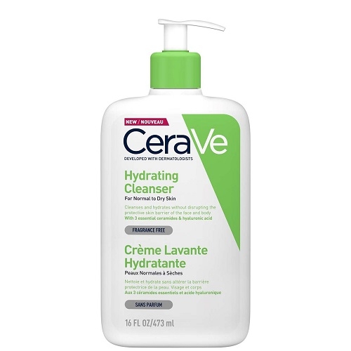 CeraVe Hydrating Cleanser kosteuttava puhdistustuote, 473 ml