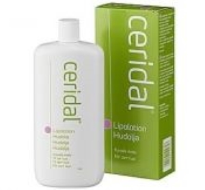 Ceridal Lipolotion ihoöljy, 500 ml