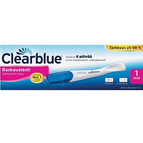 Clearblue Early Detection raskaustesti, 1 kpl