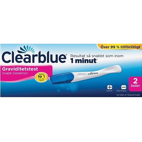 Clearblue Raskaustesti visuaalinen, 2 kpl
