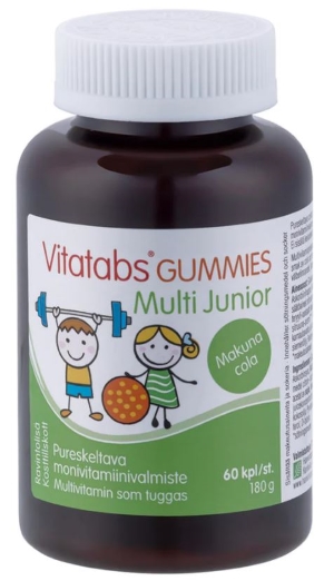 Vitatabs Gummies Multi Junior Cola 60 kpl