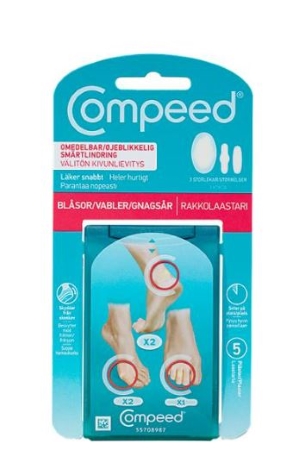 Compeed Mix-pack rakkolaastari 5 kpl