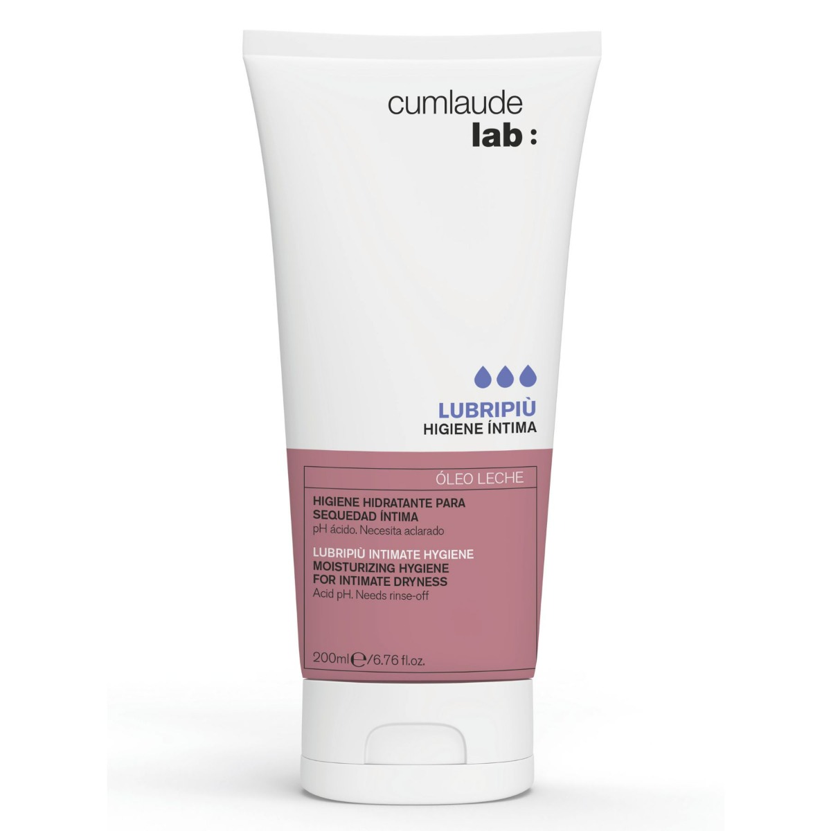 CumLaude Lab Lubripiù Milk Oil Intimate Hygiene -intiimipesuvoide 200 ml