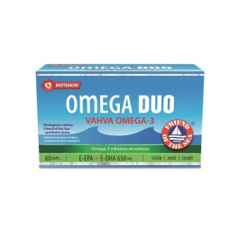 6413620151603 UPC Bioteekin Omega Duo Vahva Omega-3 E-epa + E-dha 650 MG 60  Kaps.