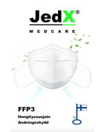 JedX FFP3 Hengityssuojain (FIN), 1 kpl