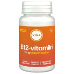 Vida B12 -vitamiini 1mg imeskeltävä vadelma 90 tabl