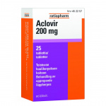 ACLOVIR 200 mg 25  tablettia
