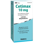 CETIMAX 10 mg 30 fol tabl, kalvopääll