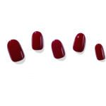 Dashing Diva Glaze Semi Cured Solid Color Gel Nail Strips Sweet Burgundy