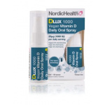Nordic Health DLux 1000 Vegan D3 -suusuihke 25 mikrog 15 ml