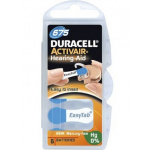 Duracell ActivAir 675 Hörapparatsbatterier 6 st