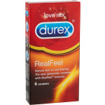 Durex RealFeel kondomi, 6 kpl