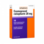 ESOMEPRAZOL RATIOPHARM 20 mg 14 fol enterokaps, kova