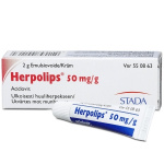 HERPOLIPS 50 mg/g 2 g emuls voide