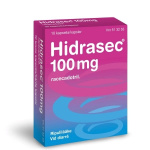 HIDRASEC 100 mg 10 fol kaps, kova