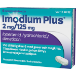 IMODIUM PLUS 2/125 mg 6 tablettia