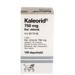 KALEORID 750 mg 100 kpl depottabl
