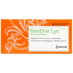 KESTINE LYO 20 mg 10 fol tabl, kylmäkuivattu