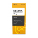 KESTOX 20 mg 30 fol tabl, kalvopääll
