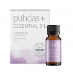 Puhdas+ 100 % Premium essential oil laventeliöljy, 10 ml