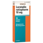 LORATADIN RATIOPHARM 10 mg 10 fol tabl