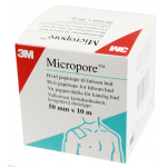MICROPORE 1530/1 kuitukangas haavateippi, valkoinen 50MMX10M
