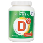 Minnea D-vitamiini 100 μg 200 kaps
