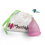 MonthlyCup Mini Pink Topaz kuukautiskuppi, 1 kpl
