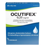OCUTIFEX 0,25 mg/ml 20x0,4 ml silmätipat, liuos, kerta-annospakkaus
