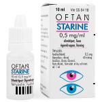 OFTAN STARINE 0,5 mg/ml 10 ml silmätipat, liuos