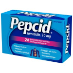 PEPCID 10 mg 24 fol tabl, kalvopääll