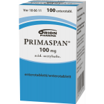 PRIMASPAN 100 mg 100 kpl enterotabl
