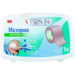  Micropore kuitukangashaavateippi ruskea 2,5cm x 10m
