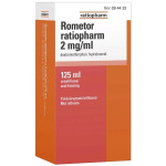 ROMETOR RATIOPHARM 2 mg/ml 125 ml oraaliliuos