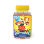 Sana-sol Vitanallet Omega-3+D-vitamiini Appelsiini/Papaija Limited Edition 90 kpl