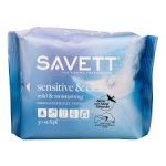 Savett Sensitive&Clean kosteuspyyhe, 30 kpl