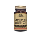 Solgar D3-vitamiini 2200 IU (55 µg), 50 kaps