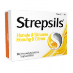 STREPSILS HUNAJA & SITRUUNA 1,2/0,6 mg 36 imeskelytablettia