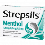 STREPSILS MENTHOL 1,2/0,6/8 mg 24  imeskelytablettia