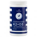 Terveyskaistan K2 Pitkävaikutteinen K2+D3, 60 tabl