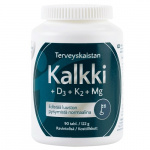 Terveyskaistan Kalkki+D3+K2+MG, 90 tabl
