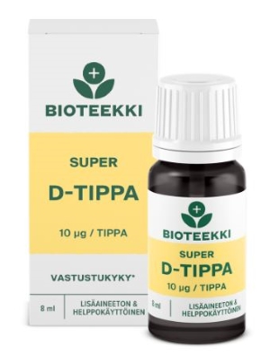 Bioteekki Super D-tippa 8 ml